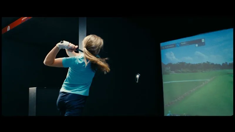 Markerless golf motion capture setup